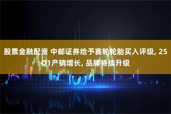 股票金融配资 中邮证券给予赛轮轮胎买入评级, 25Q1产销增长, 品牌持续升级